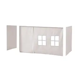 Sänggardin 70x160 cm, Silver Cloud | Barnrum - Textilier | BabyMode