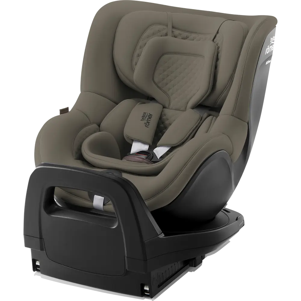 Britax Römer Dualfix Pro M Lux Bilbarnstol - Urban Olive | Bilbarnstolar - Bakåtvända bilbarnstolar 9-36 Kg - Bakåtvända bilbarnstolar upp till 23 kg | BabyMode