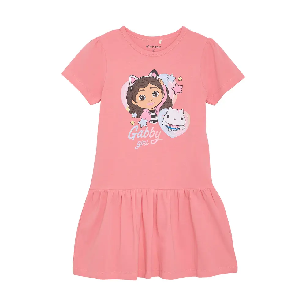 Kortärmad Klänning - Strawberry Pink - 110 | Barnkläder - Toppar - Klänningar - Klänningar | BabyMode