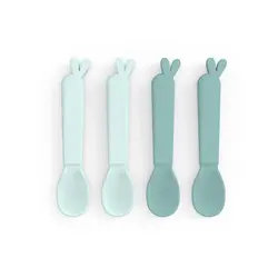 Skedar 4-pack Kiddish Lalee - Blue | Baby & Barn - Äta - Bestick | BabyMode