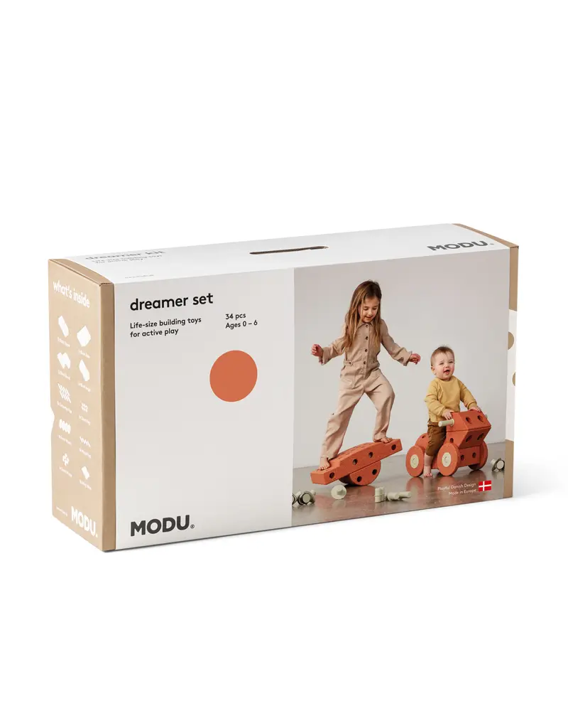 Dreamer Byggsats - Burnt Orange/Dusty Green | Leksaker - Aktivitetsleksaker - Motorikleksaker | BabyMode