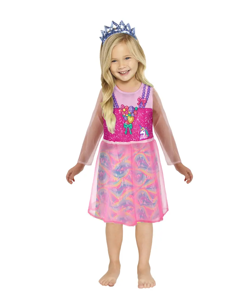 Barbie Prinsessa Kostym 3-4 år | Leksaker - Köksleksaker & hemmalek - Maskeradkläder - Utklädningskläder | BabyMode