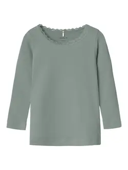 Långärmad Topp Kab - Slate Gray | Kläder - Toppar - Blusar | BabyMode