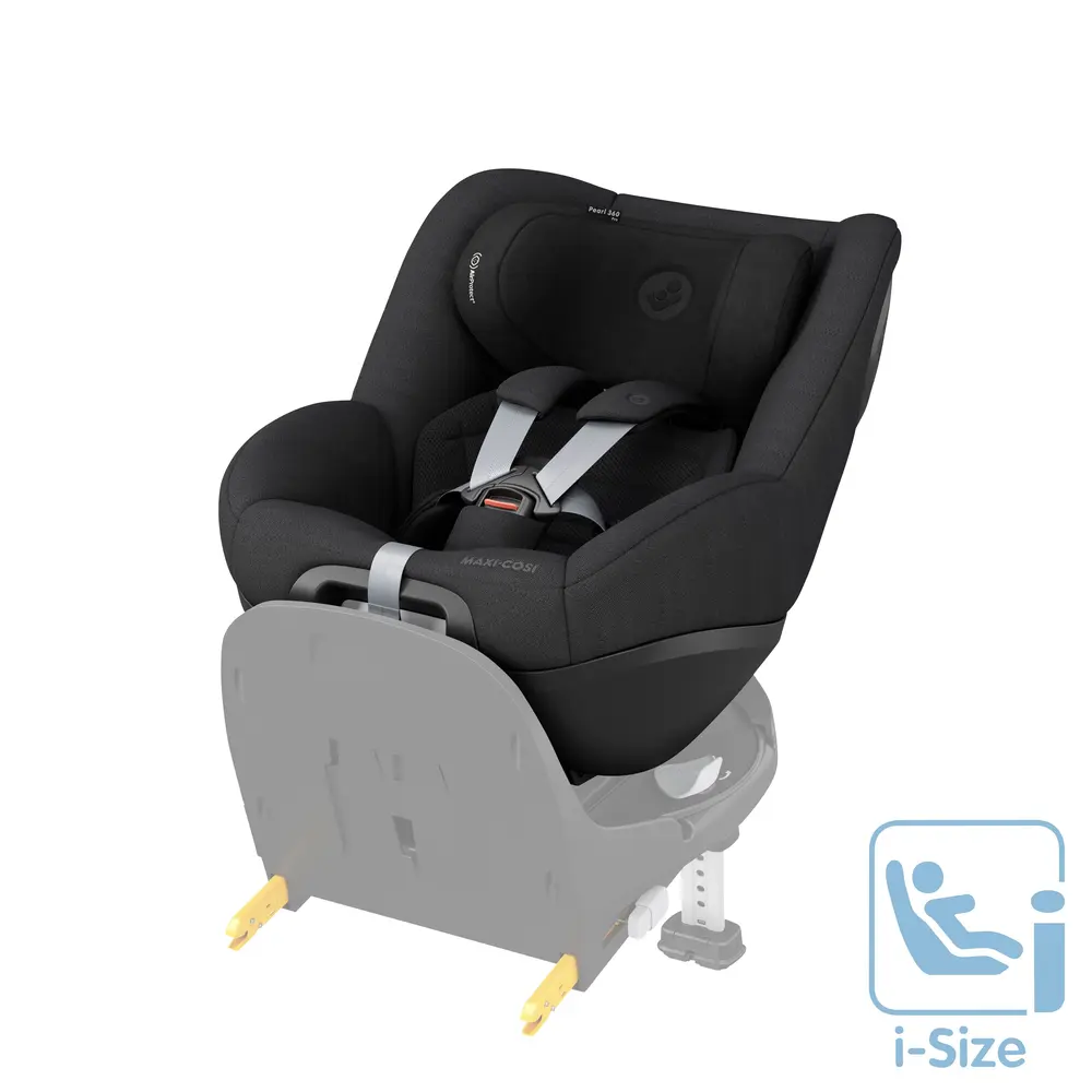 Maxi-Cosi Pearl 360 Pro Bilbarnstol - Authentic Black | Bilbarnstolar - Bakåtvända bilbarnstolar 9-36 Kg - Bakåtvända bilbarnstolar upp till 23 kg | BabyMode