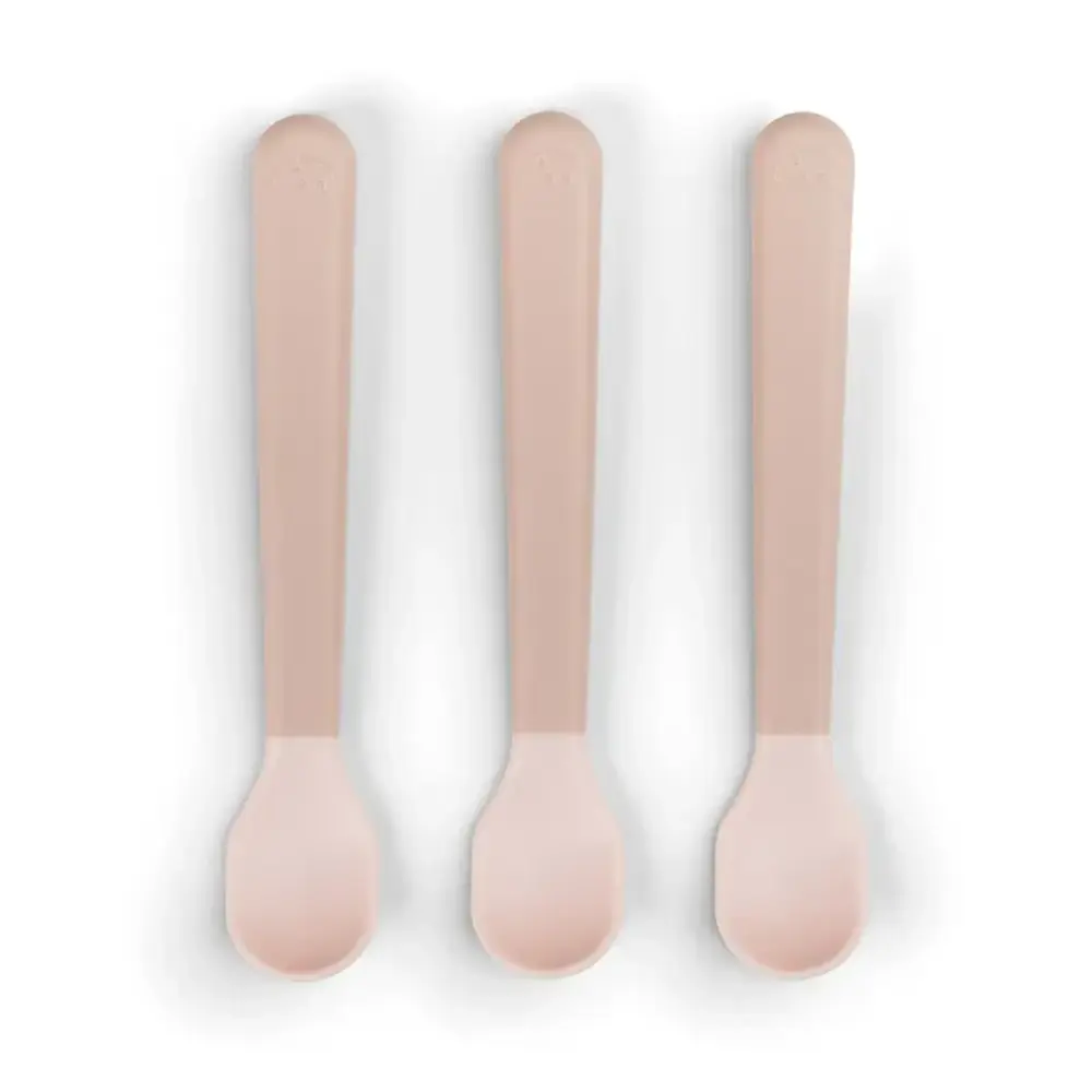 Done By Deer Foodie Easy-Grip Babysked 3-pack - Rosa | Baby & Barn - Äta - Bestick | BabyMode