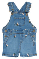 Ovia Short Denim Dungarees - LBLUEDENIM