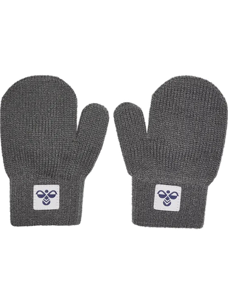 Hummel Stickade Vantar 2-pack - Dark Gull Gray - 0/2
