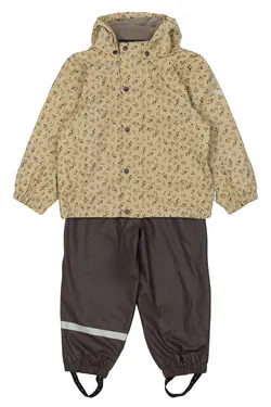 Regnställ m. Fleece - Cornstalk | Kläder - Ytterplagg - Regnkläder | BabyMode