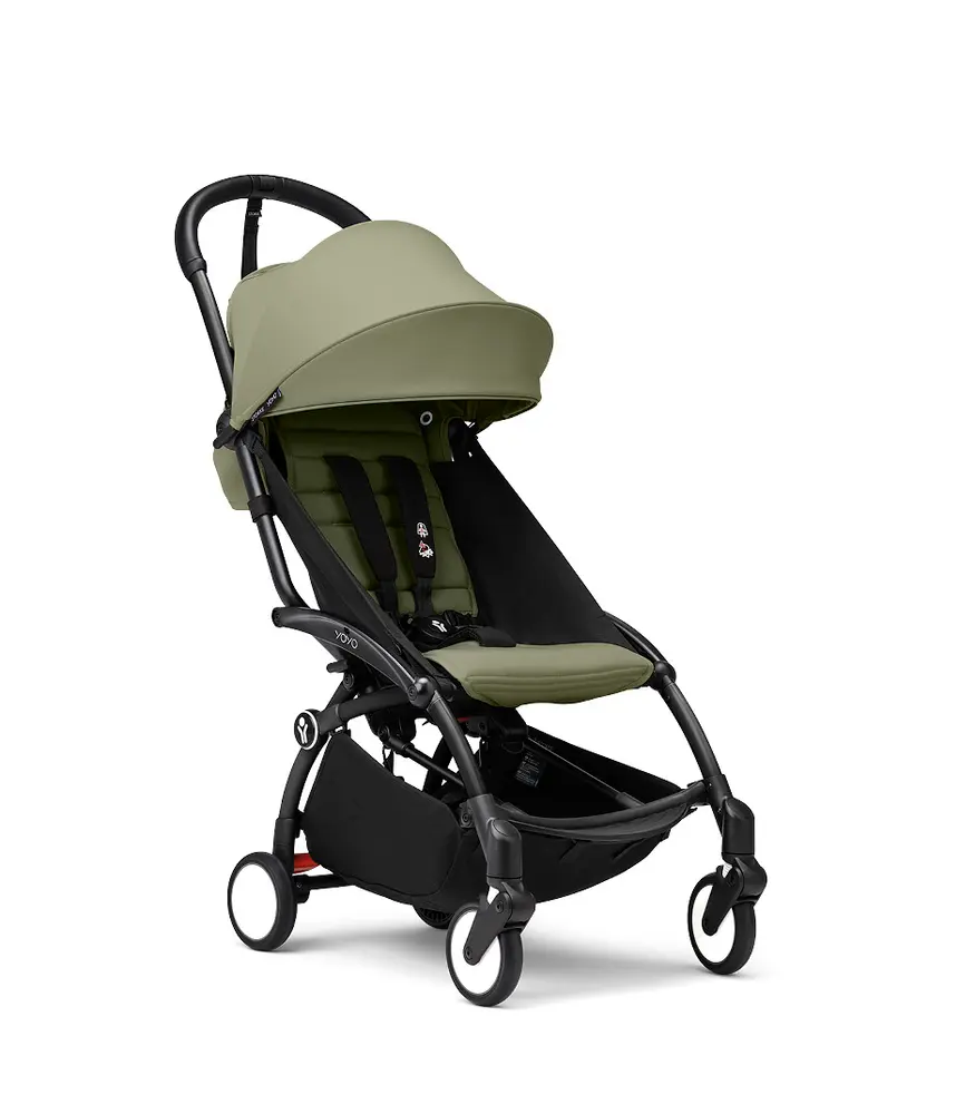 Stokke® Yoyo³ Resevagn - Black/Olive | Barnvagnar - Resevagnar & sulkys | BabyMode