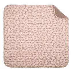 Quiltad filt, 90x90 cm - Flora | Barnrum - Textilier - Filtar & swaddlers | BabyMode