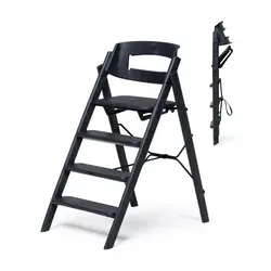 Kaos Klapp Matstol I Återvunnen Plast - Svart | Baby & Barn - Äta - Barnstolar & tillbehör - Barnstolar utan tillbehör | BabyMode