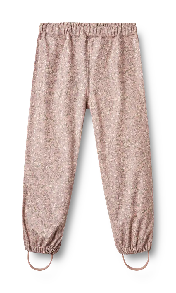 Regnbyxor Olo - Powder Flower Meadow - 104 | Barnkläder - Ytterplagg - Regnkläder | BabyMode