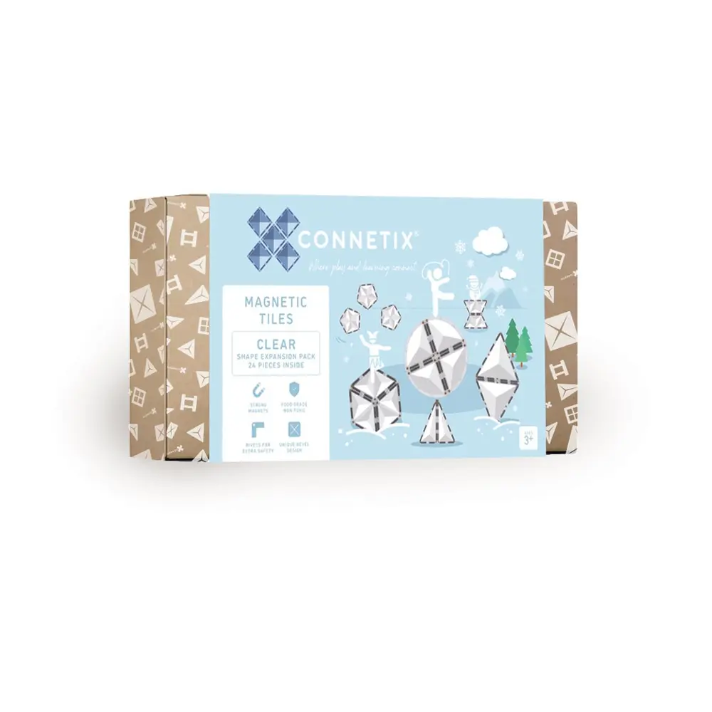 Expansion Pack - udvidelsessæt 24 dele - clear | Leksaker - Kreativ lek - Magnetiskt lekset | BabyMode