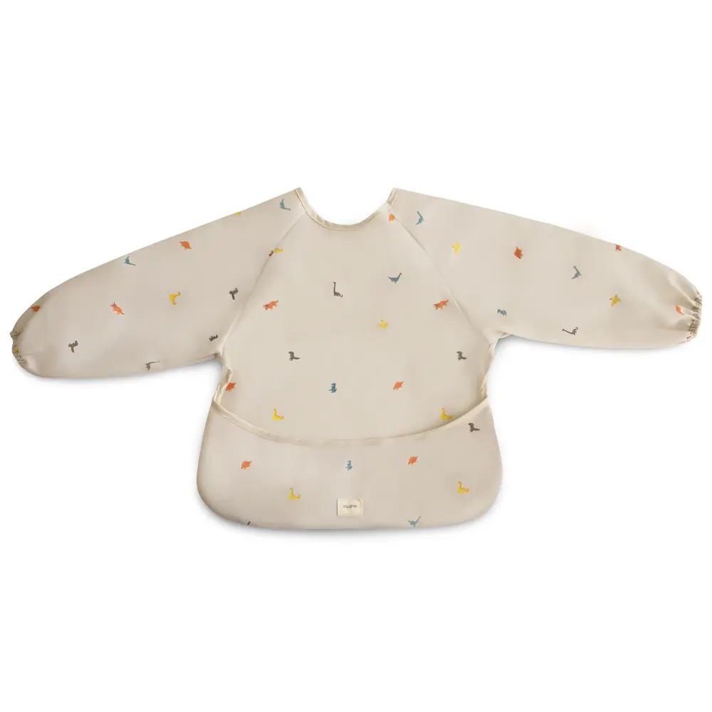 Långärmad haklapp - Dinos | Baby & Barn - Äta - Haklappar | BabyMode