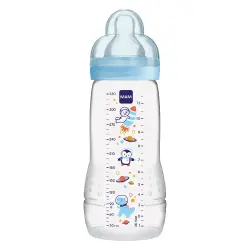 MAM Easy Active Baby Bottle 330ml - Blue | Baby & Barn - Äta - Nappflaskor | BabyMode