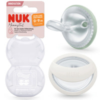 Sugnappar Silikon Mommyfeel 0-9 mån - Grön/Vit