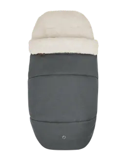 2-IN-1 WINTER FOOTMUFF TWILLIC GRAPHITE | Barnvagnar - Barnvagnstillbehör - Åkpåsar | BabyMode