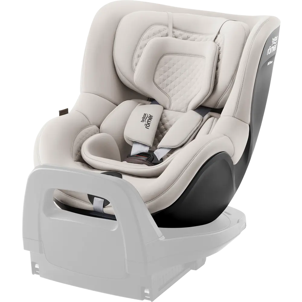 Britax Römer Dualfix 5Z Lux Bilbarnstol - Soft Taupe | Bilbarnstolar - Bakåtvända bilbarnstolar 9-36 Kg - Bakåtvända bilbarnstolar upp till 23 kg | BabyMode