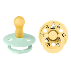 Mumin Colour 2-Pack Napp Latex stl 2 - Mint | Baby & Barn - Sköta - Nappar | BabyMode