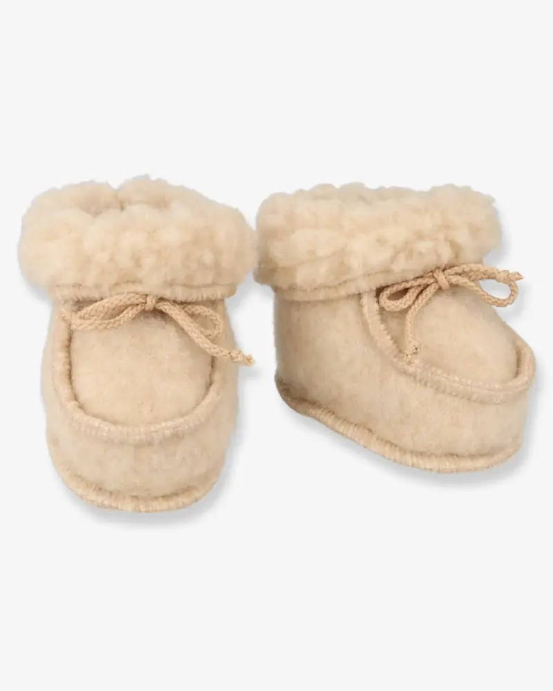 Cozy Sheep Inneskor Ull - Beige - 3-6 MDR.