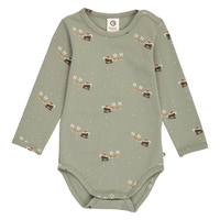Långärmad Body Christmas - Shadow/ Deep Green/ Balsam Cream