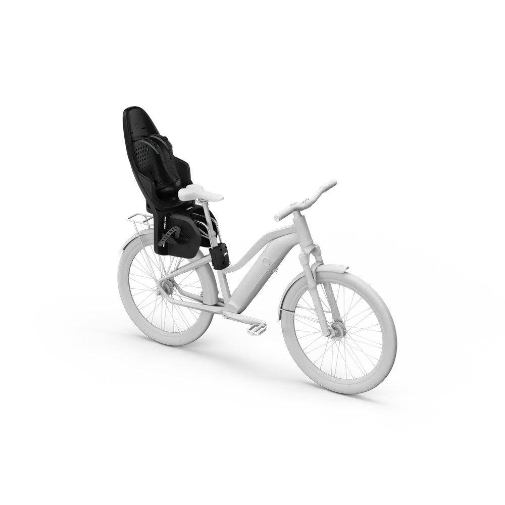 Thule Yepp 2 Maxi Frame Mount Cykelsits - Black | Baby & Barn - Barnsäkerhet - Cykelstolar & hjälmar | BabyMode