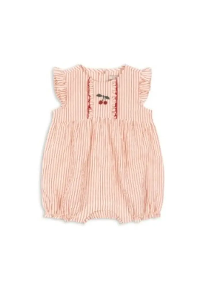 Ellie Romper - Amour Stripe - 18 MDR. | Barnkläder - Bodys & overaller - Kortärmad body | BabyMode