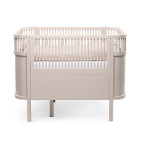 Växasäng 2 i 1 Baby & Juniorsäng - Birchbark Beige