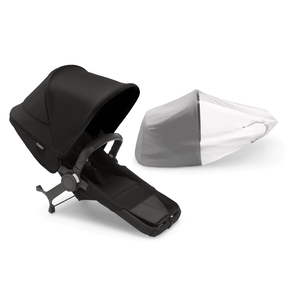 Bugaboo Donkey 5 Extension Complete - Midnight Black | Barnvagnar - Syskon- & tvillingvagnar - Tillbehör till syskonvagnar | BabyMode