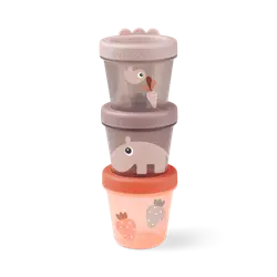 Matlådor 3-pack Ozzo - Powder | Baby & Barn - Äta - Matlådor & vattenflaskor | BabyMode