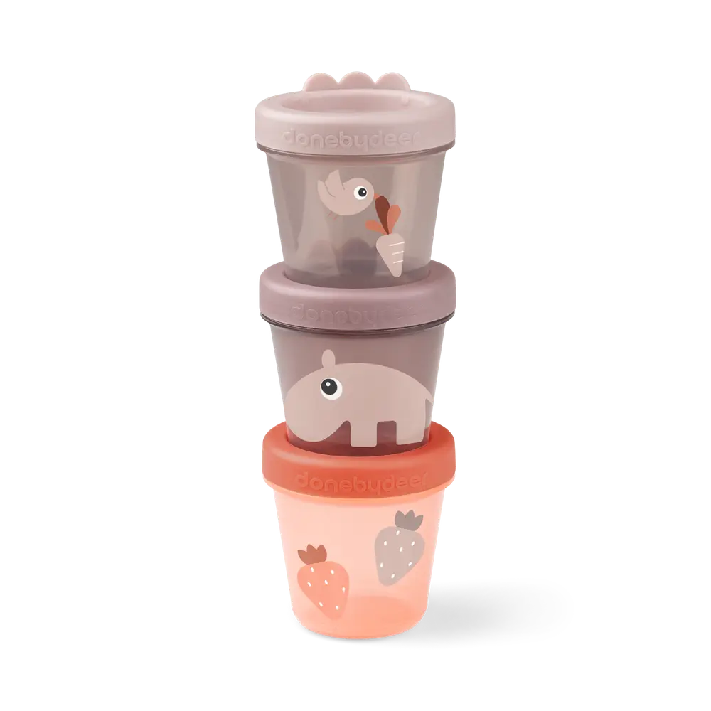 Matlådor 3-pack Ozzo - Powder | Baby & Barn - Äta - Matlådor & vattenflaskor | BabyMode