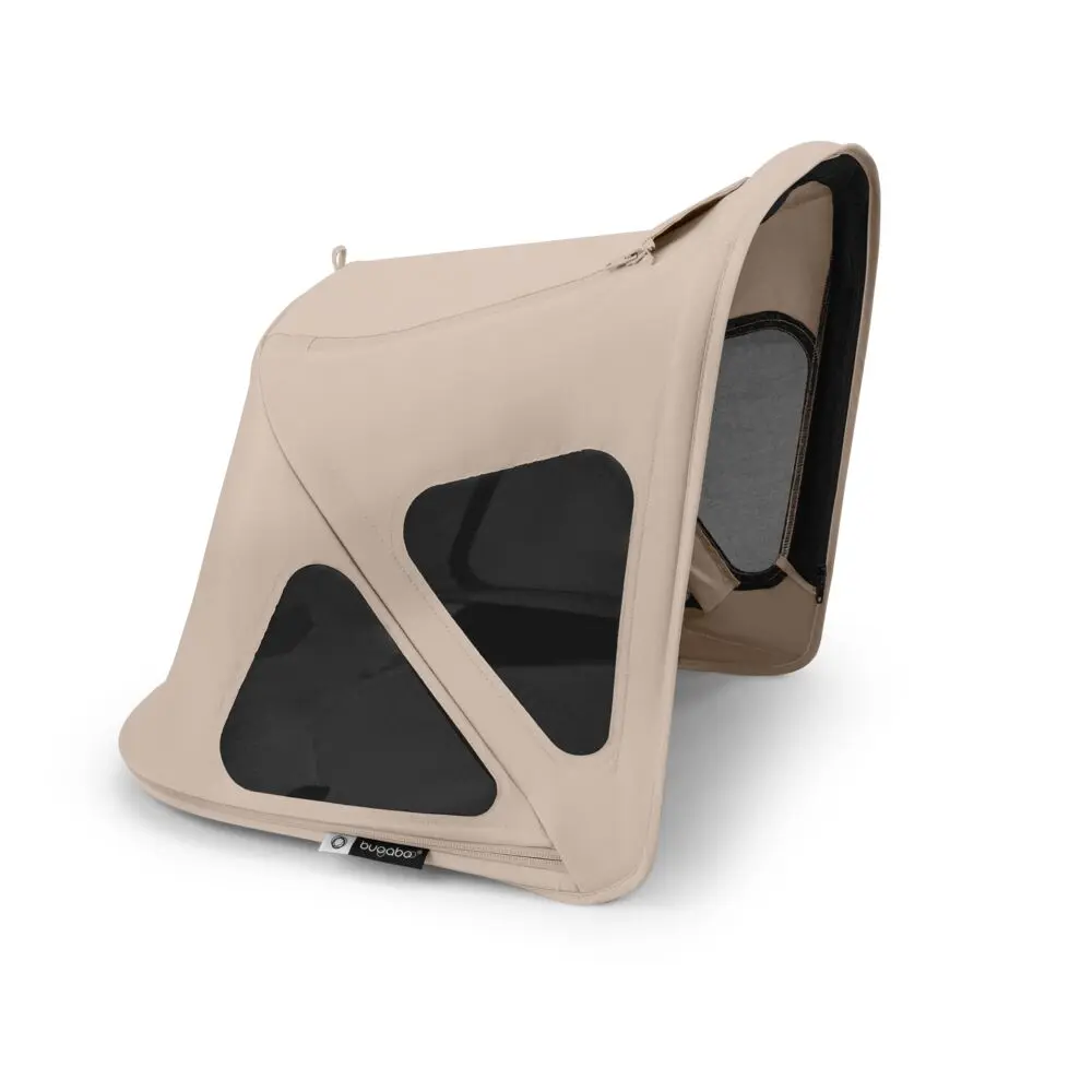 Bugaboo Fox Breezy Sufflett - Desert Taupe | Barnvagnar - Barnvagnstillbehör - Parasoll & suffletter | BabyMode