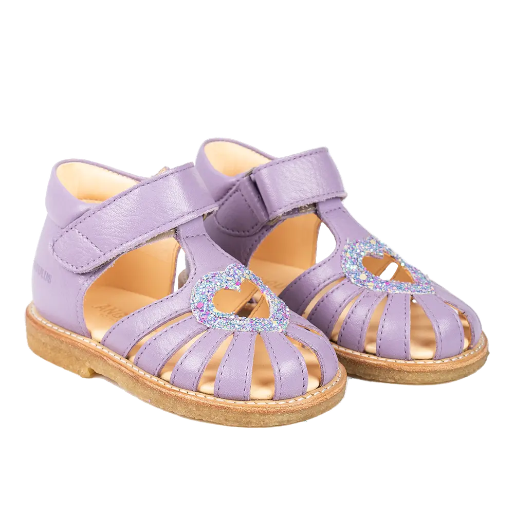 Hjärta Sandal med Glitter - Lilac/Confetti Glitter - 23 | Barnskor - Sandaler - Sandaler med sluten tå | BabyMode