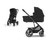 Talos S Lux duovagn - moon black/black