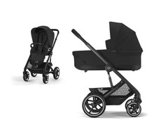 Talos S Lux duovagn - moon black/black