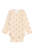 Rhea Rib Body Langærmet - GARDENIA