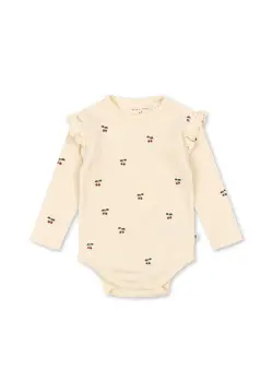 Sui Långärmad Body - Cherry | Kläder - Bodys & overaller - Långärmad body | BabyMode