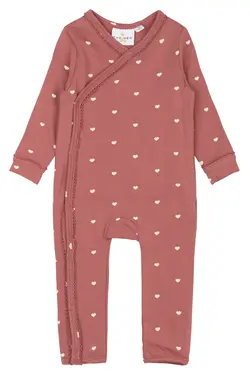 Långärmad Jumpsuit Nova - Withered Rose | Kläder - Bodys & overaller - Jumpsuit utan fot | BabyMode