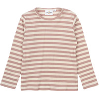 Fro Uni LS Rib T-shirt - ROSESTRIPE