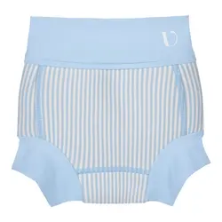 Badblöja neopren - Seersucker - Blue