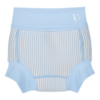 Badblöja neopren - Seersucker - Blue