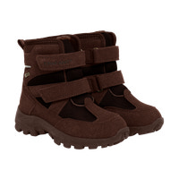 En Fant Vinterkängor M. Kardborrband TEX - Chocolate Brown