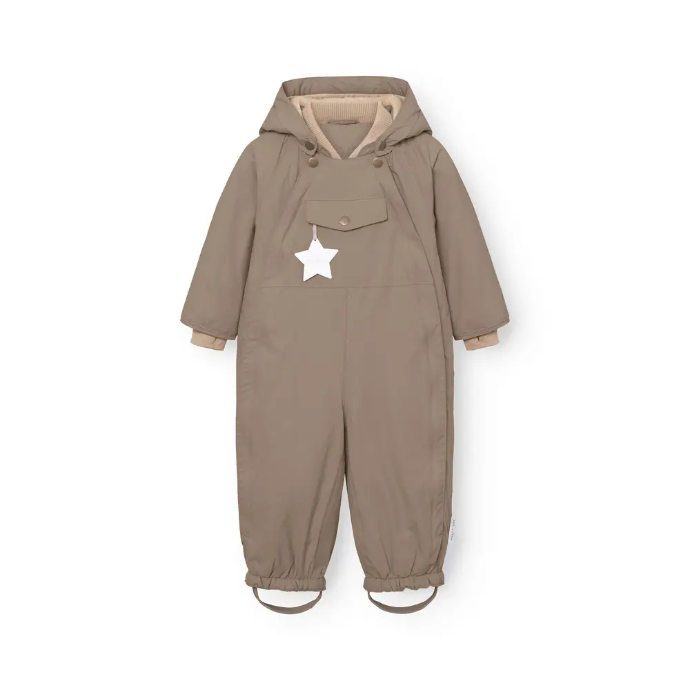 Mini A Ture Matwisti Fleecefodrad Vinteroverall - Grey Brown - 2 ÅR/92