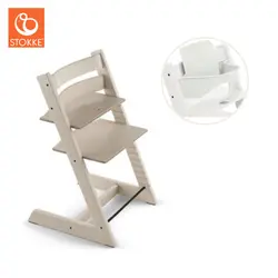 Tripp Trapp Stol & Babyset - Whitewash | Baby & Barn | BabyMode