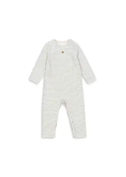 Basic Jumpsuit - Stripe Bluie | Kläder - Bodys & overaller - Jumpsuit utan fot | BabyMode