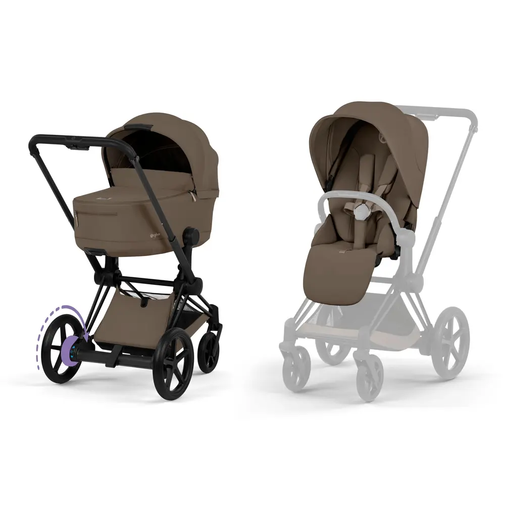 Cybex ePriam Duovagn - Coco Brown/Matt Black