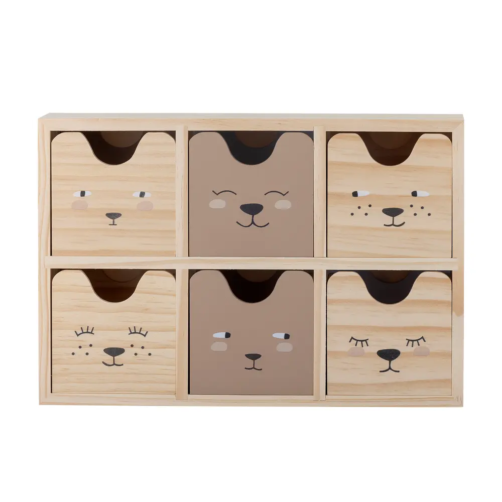 Bloomingville Mini Hylla med Lådor Calle | Barnrum - Förvaring - Boklådor | BabyMode