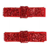 2-pak hårspænde - RØD