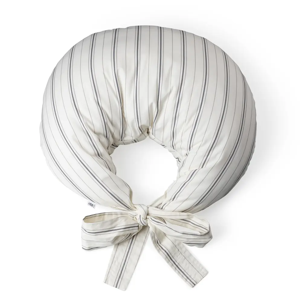 Amningskudde Kapok - Cream Stripe | Graviditet & Amning - Amning - Amningskuddar | BabyMode