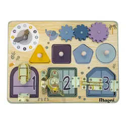 Montessori låsbräde | Leksaker - Babyleksaker - Aktivitetsleksaker | BabyMode